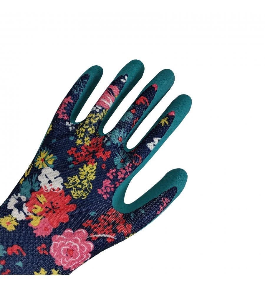 Havehandske (Mixed flowers) Str. Medium - Blomsterverden